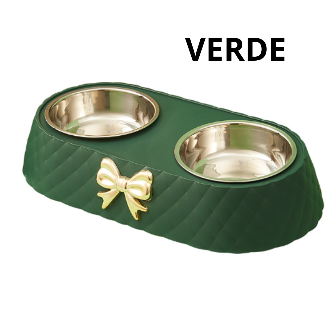 Ciotola per Gatti molto Elegante con materiali di pregio